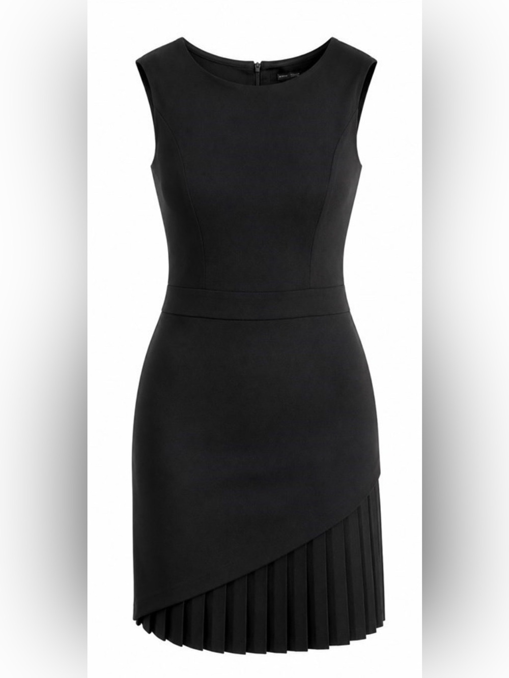 White House Black Market Black Sleeveless Dress Size 6 Women NWT MSRP $150